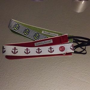 Two Pack of Anchor Thin Sweaty Bands
